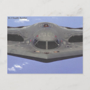 B2-Tarnkappenbomber-Postkarte Postkarte