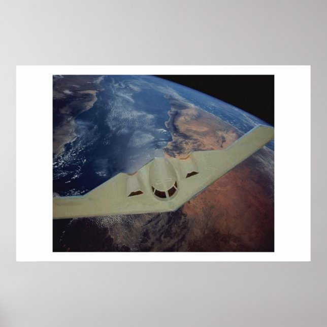 B2 und Erde Poster (Vorne)