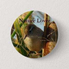 B3 Marsh Wren Button
