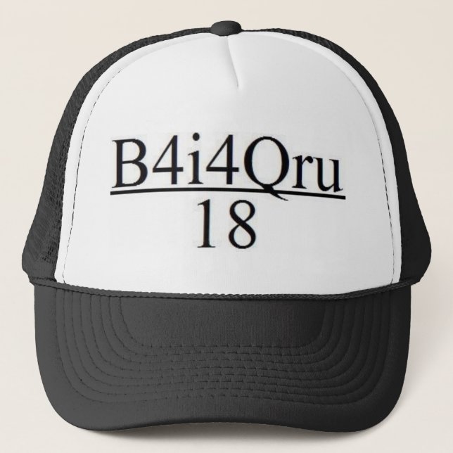 B4I4QRU über 18 Truckerkappe (Vorderseite)