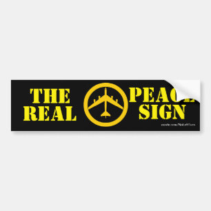 B52 Der Autoaufkleber des wahren Friedens