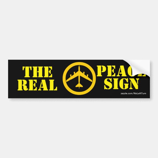 B52 Der Autoaufkleber des wahren Friedens (Vorne)