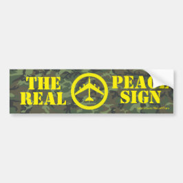 B52 Der Autoaufkleber des wahren Friedens