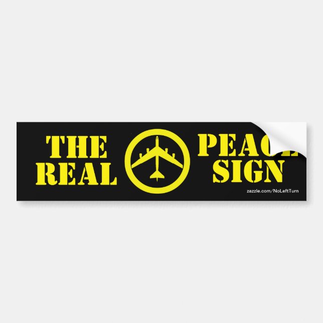 B52 Der Autoaufkleber des wahren Friedens (Vorne)