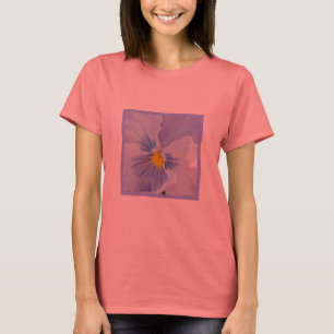 b5 Palest Blue Pansy T-Shirt