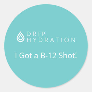 B-12-Sticker Runder Aufkleber