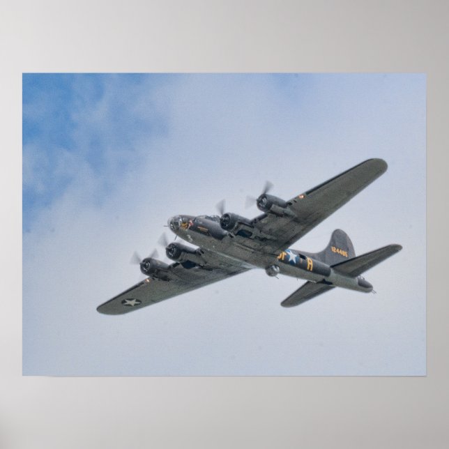 B-17 Bomber des Zweiten Weltkriegs Poster (Vorne)