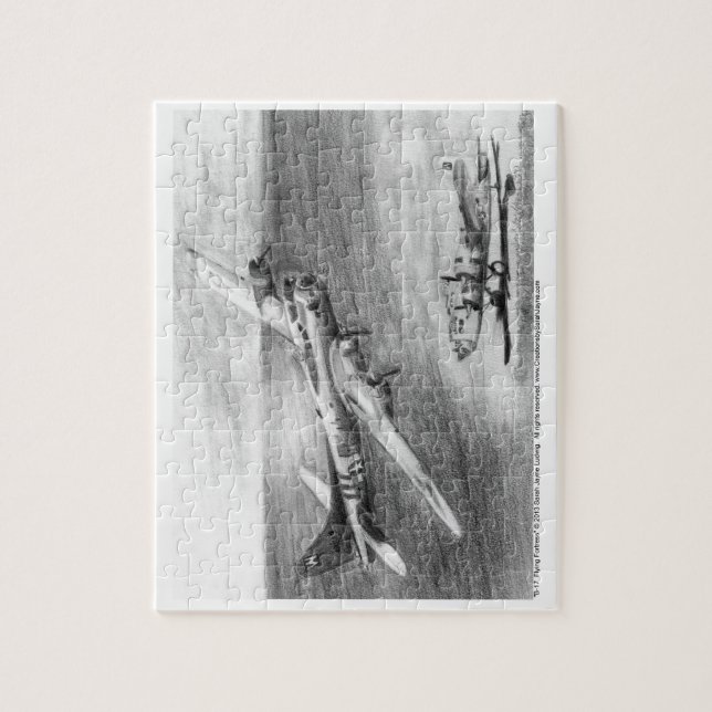 (B-17) Fliegende Festung Puzzle (Vertikal)