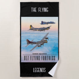 B-17 FLying FORTRESS BOMBER SQUADRON Strandtuch