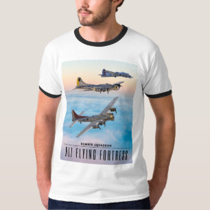 B-17 FLying FORTRESS BOMBER SQUADRON T-Shirt