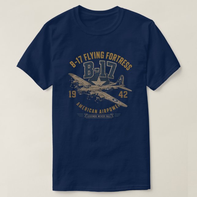 B-17 Flying Fortress T-Shirt (Design vorne)