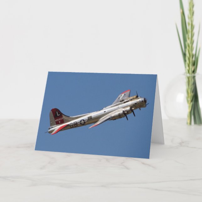 B-17 G Yankee-Dame Karte (Vorderseite)