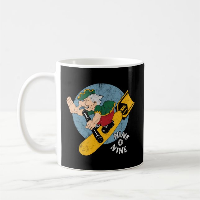 B-17 Nine-O-Nine Nose B17 Flying Fortress Ww2 Bomb Kaffeetasse (Links)