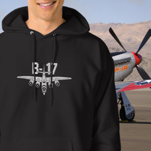 B-17 Vintage-Flugzeug Airshow Junkie Luftfahrt WWI Hoodie