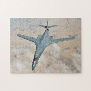 B-1B Bomber während des Fluges Flüge, die vollstän Puzzle