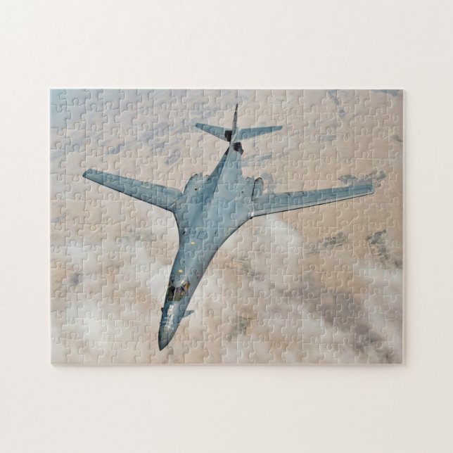 B-1B Bomber während des Fluges Flüge, die vollstän Puzzle (Horizontal)