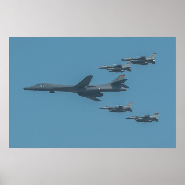 B-1B Lancer Aircraft Poster (Vorne)
