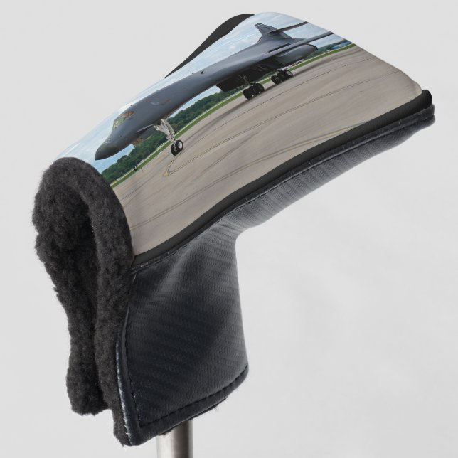 B-1B Lancer Bomber am Boden Golf Headcover (3/4 Vorderseite)