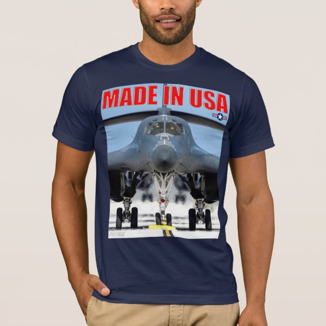 B-1B LANCER - GEMÄSS USA T-Shirt (Vorderseite)
