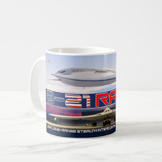 B-21 RAIDER KAFFEETASSE (Vorderseite Links)