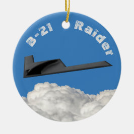 B-21 Raider Stealth Bomber Keramik Ornament