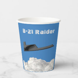 B-21 Raider Stealth Bomber Pappbecher