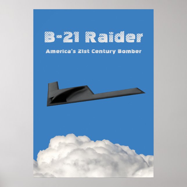 B-21 Raider Stealth Bomber Poster (Vorne)