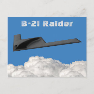 B-21 Raider Stealth Bomber Postkarte
