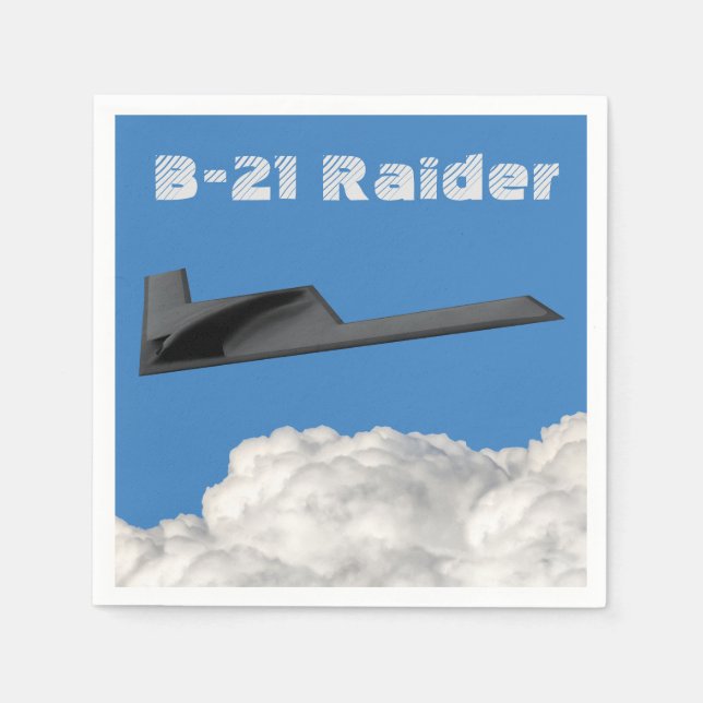 B-21 Raider Stealth Bomber Serviette (Vorderseite)