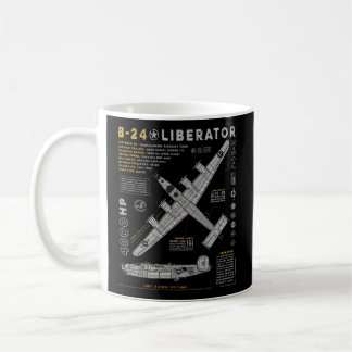 B-24 Befreier Konsolidiertes Luftfahrzeug B24 Bomb Kaffeetasse