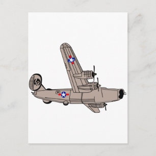 B-24 Befreier Postkarte
