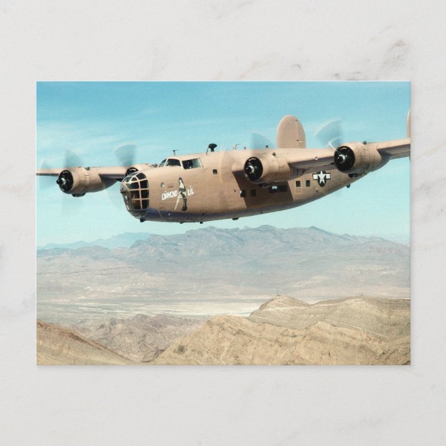 B-24 Befreier Postkarte (Vorderseite)