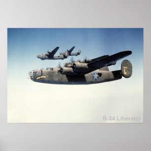 B-24 Liberator-Plakat Poster