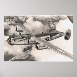 B-24 zur Patrouille Poster