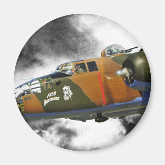 B-25 Bomber'axis nitemare' Magnet