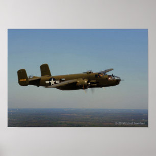 B-25 Mitchell-Bomber-2-Plakat Poster