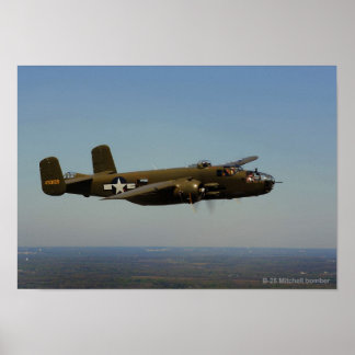 B-25 Mitchell-Bomber-2-Plakat Poster