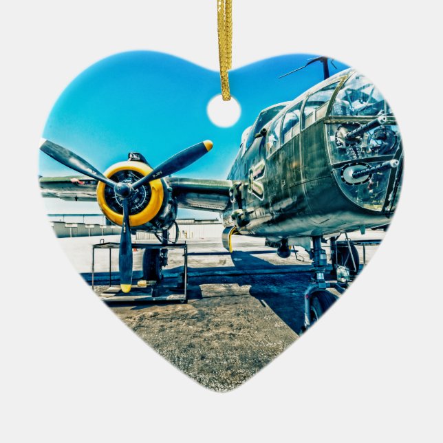 B-25 Mitchell Bomber Keramikornament (Vorne)