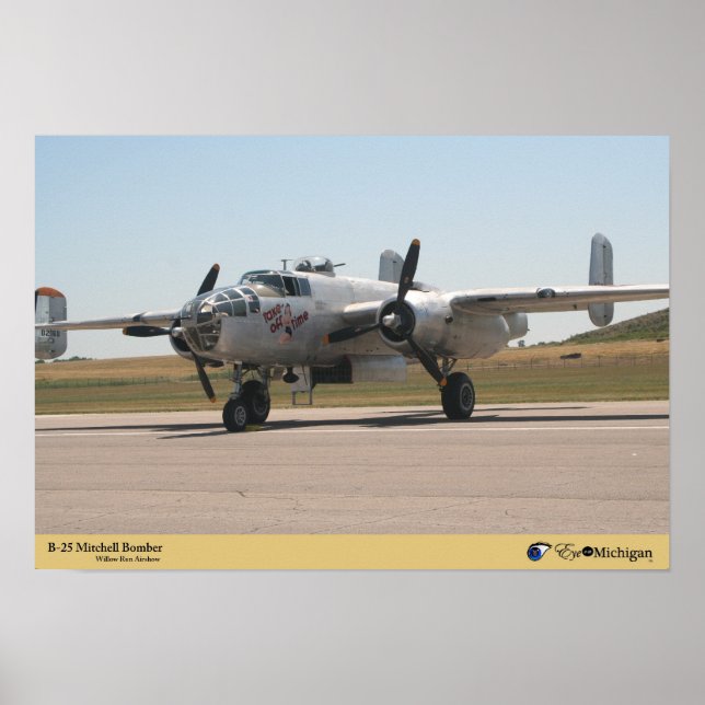 B-25 Mitchell Bomber Poster (Vorne)