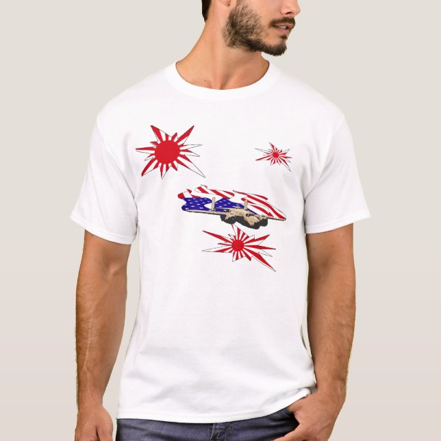B-25 Mitchell Doolittle Überfall T-Shirt (Vorderseite)