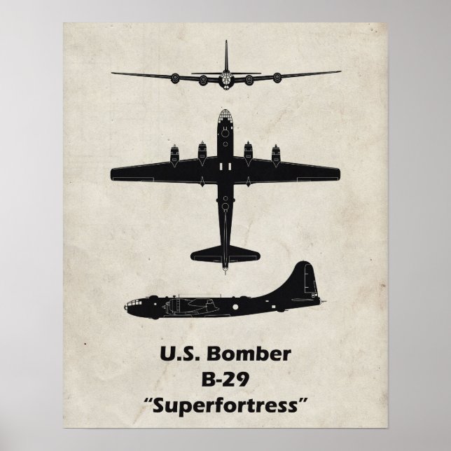 B-29 Superfestungs-Poster Poster (Vorne)