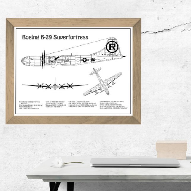 B-29 Superfortress - Flugzeugkonzepte BD Fotodruck (Von Creator hochgeladen)