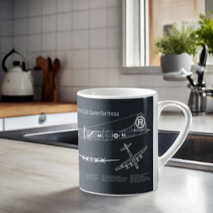 B-29 Superfortress - Flugzeugkonzepte PD Kaffeetasse