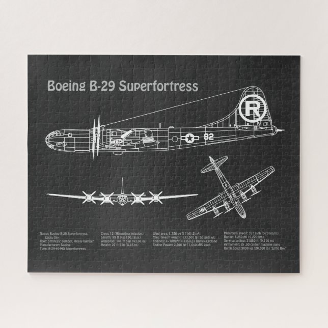 B-29 Superfortress - Flugzeugkonzepte PD Puzzle (Horizontal)