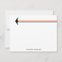 B-2 Bromber-Dreifarbenstreifen-Bodenbeläge Mitteilungskarte