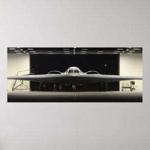 B-2 Spirit Stealth Bomber Aircraft Poster