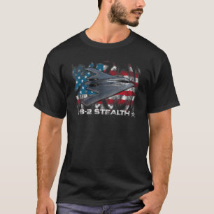 B 2 Stealth Spirit Bomber American Strategic Aircr T-Shirt