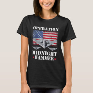B-2-Tarnkappen-Jet-Shirt Operation Midnight Hammer T-Shirt