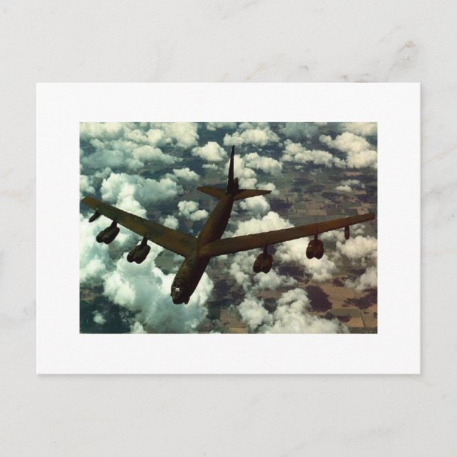 B-52 Bomber Postkarte (Vorderseite)