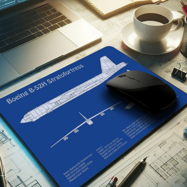 B-52 Stratofestress - Flugzeugkonzepte ABD Mousepad (Von Creator hochgeladen)